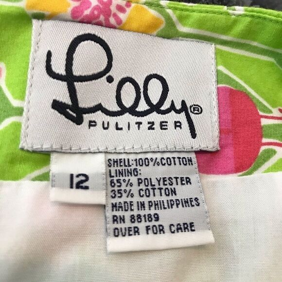 Lilly Pulitzer A Maze Ing Ladybugs Florals A Line Skirt 12 - Picture 4 of 8